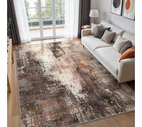 BEIMO Washable Rug 120x170cm, Low Pile Area Rugs, Abstract Brown Terracotta | Modern Carpet, Non-Slip, Machine Wash Rugs, Home Decoration, Coffee Table, Dressing Dining Room, Bedroom Decor, Sofa Chair