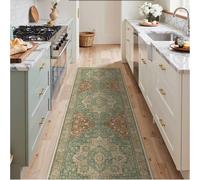 BEIMO Washable Rug 120x180cm Oriental Low Pile Non-Slip Living Room Carpet