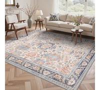 BEIMO Washable Rugs 160x230cm, Area Rug Carpet for Living Room Coral