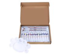 Beimus 12/24 Color/set, Ceramic Pigment, Portable, Glass paint with 3 p | Concentrated Color Paint Glazes, Painted Pottery Glazes, Pottery Art, Environmental Protections Pigment