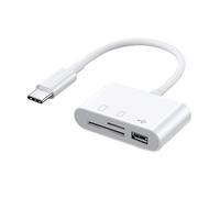 Beimus 15cm / 5.9inch Type C Card Reader Adapters Cable Fast Data Transfer Memory OTG Converters for Tablets, Laptops