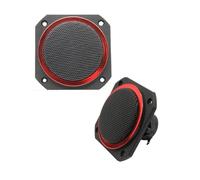 Beimus 1Pair 4Inch Square Horn Piezoelectric Tweeter Speakers Durability ABS Square Treble Speakers High Sound Pressure
