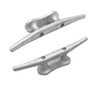 Beimus 2pcs Heavy Duty Aluminum Alloy Construction Dock Cleat for Secure Boat Mooring 4in / 6in / 8in / 10in Marine Grade Rope Boat Dock