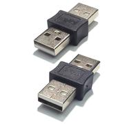 Beimus 2Pcs USB 2.0 Converters Adapters Plugs and Play Design for Laptops Keyboards Stable Connection USB Male Female Converters