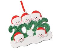Beimus 3. Handcrafted Snowman Couple Resin Christmas Decoration Hanging Ornament For Year-Round Home Celebrations Couple Snowman Hanging Decoration For Christmas Tree