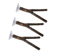 Beimus 3pcs Parrots Stand Poles Adjustable Parrots Stand Interactively Bird Playing Toy for Outdoor Traveling Parrots Play