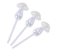 Beimus 3pcs Plant Watering Globes Device Mushroom Watering Planter Insert Automatic Water Irrigation Device