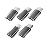 Beimus 5Pcs Lighting to USB C Adapter Aluminum for Phone 15/16 Plus Pad and Switches for Charging and Data