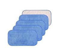 Beimus 5PCS Multi-Surface MR SIGA Mop Refill Pads Braided Cloths For Glass Floors & Delicate Areas Fiber Mop Pad Replacement