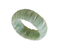 Beimus Artistic Gradient Color Acrylic Cuff Vintage Inspired Circular Jewelry Accessory Fashion Wristband for Women Girl Artistic Gradient Wrist Adornment