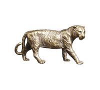 Beimus Artistic Metal Animal Miniature Statue Desktop Shelf Decors Antique Model Sculpture For Study Room Home Office Symbolic Metal Statue