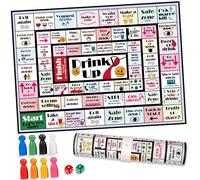 Beimus Bachelorettes Party Drinking Game Mats Rubber Tabletop for Group Activity and Social Gatherings Outdoor Party Drinking Games Waterproofed Mats