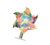 Beimus Bright LED Windmill Bike Handlebar Light for All Weather Commuting Colorful Windmill Spinners