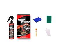 Beimus Car Motorcycle Exhaust Pipe Cleaner Metal Surfaces Rusts Remover Sprays With Applicator Tool Set For Long Lasting Shines Car Exhaust Maintenance
