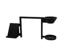 Beimus Countertop Coffee Accessory Organizer, Black | Side Mount Design, Compatible with XBloom Studio, Modular Tray Storage Utility