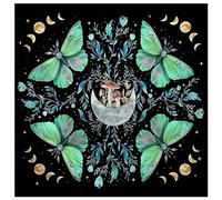 Beimus Divinations Tablecloth Card Mat Table Cover Astrological Oracles Pad Tarot Square Flannelette Cloth Board Game Pad Divinations Tablecloth Cloth Tarot Cards Table Deck