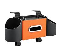 Beimus Flexible Automotive Headrest Hook Storage Solution Contains Beverage Pocket Tissue Holder and Suspended Space for Everyday Objects Travel Car Planner