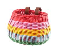 Beimus Front Handlebar Rear Bikes Basket Bike Basket With Fasten Strap For Boys Girl Bicycles Wicker Basket