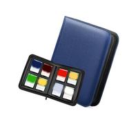 Beimus Large Capacity 160Card Storage Binder Card Protector PU Leather Cards Collection Book Organizers with Side Loading Sports Collector Book