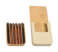 Beimus Luxury Leather Pen Organizers Box for 6 Writing Instruments Ideal Corporate Gift with Strong Stitching Compacts Design Luxury Planner Bag