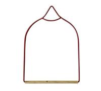 Beimus Natural Wooden Hummingbirds Swing Outdoor Decoration Stable Hanging Perch Safe For Birds Simple Assembly Required Bird Swing Stand