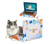 Beimus Notebook Cats Scratcher, Style1 | Laptop Shape Cats Scratch Board, Durability Without Shedding Claws Training Toy, Furniture Protecting