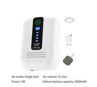 Beimus Portable Aquarium Adjustable Quiet Oxygen Aerator With Rechargeable Battery For Fish Oxygenation And Out Bubble Air Stone Aerator For Aquarium Fish Tanks Pond Oxygen Pumps