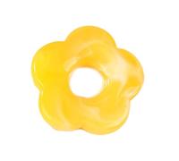 Beimus Resin Flower Charm Pendants Hollow Five Petals Flower Bead Charm Loose Beads Jewelry Making Accessories Jewelry Accessories