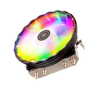 Beimus RGB CPU Processor Cooler for 1151 1155 AM4 AM3 CPU Cooling Fan 2/4 Heat Pipe PWM 4Pin Radiator RGB Fan Replacement Controller Control Computer Case Cooling Hub