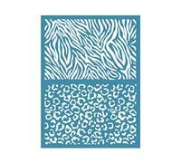 Beimus Silk Screen Stencils Geometric Silkscreen Stencils Tool for Printing on Clay Paper Wood T-shirt Jewelry Making Supplies Professional Clay Sculpting Tool for Craft Home Decor