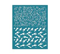 Beimus Silk Screen Stencils Geometric Silkscreen Stencils Tool for Printing on Clay Paper Wood T-shirt Jewelry Making Supplies Professional Clay Sculpting Tool for Craft Home Decor