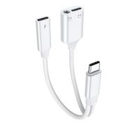 Beimus Simultaneous Charging Sound Adapters Type C Port 3.5mm Jacks PD60W Power HiRes Nylons Braids Cord Anodized Aluminum USB C Adapters