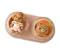 Beimus Space Saving Lenses Case Drawer Opening Design with Applicator Tool Tweezers for Travel and Everyday Essential Lenses Holder