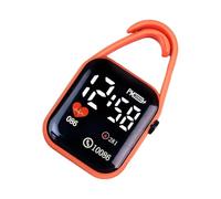 Beimus Square Keyring Watch Large Face Easy to Read for Hiking and Classroom Night Light Electronic Touch Digital Watch Stylish Keyring