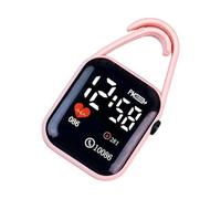 Beimus Square Keyring Watch Large Face Easy to Read for Hiking and Classroom Night Light Electronic Touch Digital Watch Stylish Keyring