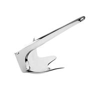 Beimus Stainless Steel Boat Marine Anchors Featuring Bruce Styles Claws Design for Secure Mooring in Various Seabed Conditions Stainless Steel Ship Anchors Featuring Bruce Claws Design for Grip