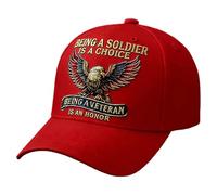 Beimus Stylish Themed Sun Hat Celebrating Honored Service Features Comfortable Fabric Headgear for Various Occasion Casual Hat