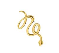 Beimus Unique Gold Snake Brooch Symbolizing Strength and Elegant Fashionable Accessory for Parties or Business