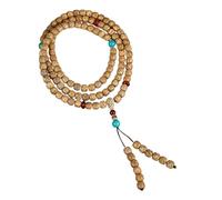 Beimus Unisex Wooden Bodhi Prayer Chain Spiritual Design for Daily Mindfulness Practice and Stylish Outfit Pairing Buddhist