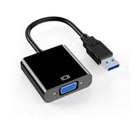Beimus USB3.0 to VGA Adapter Cable Converter Cord Wire for 1080P High Resolution Video Output and Two Working