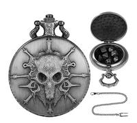 Beimus Vintage Small Dices Set Role Playing Dices with Pocket Watch Case Metal Polyhedral Dices Table Board Game Digital