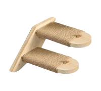 Beimus Wood Wall Mounted Cats Ladder Space Saving Vertical Climbing Ladder For Indoor MultiLevel Play Activity Centers Natural Wood Toy For Apartment