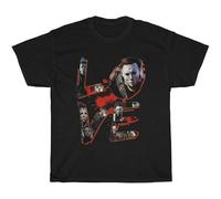 BEINENG Halloween Michael Myers Tshirt Shirt Black XL
