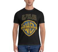 BEINENG If You See Da' Police Warn A Brother - If You See Da’ Police Warn A Brother T-Shirt Tops for Men Black XL
