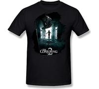 BEINENG Men's Conjuring 2 Upcoming Film Poster T Shirt Black Black M