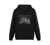 BEINENG Vampire Weekend Men'S Cityscape Slim Fit Hoody Black Rockabilia Black L