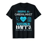 Being A Cardiologist Makes Me Happy You Not So Much Doctor Value Graphic T-Shirt, Men, Black, L