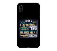 Being A Christian Isn't Easy But The Retirement Is Amazing Case for iPhone XS Max