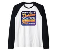 Being A Christian Isn't Easy But The Retirement is Amazing Raglan Baseball Tee