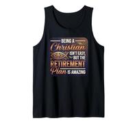 Being A Christian Isn't Easy But The Retirement is Amazing Tank Top